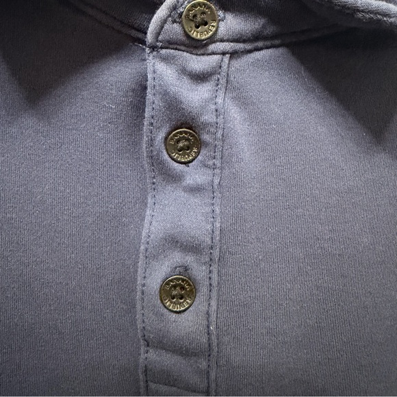 Banana Republic Navy Polo Shirt Men's L Classic Casual Preppy Essential Capsule - Picture 3 of 4